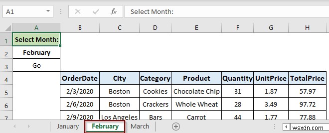 วิธีการสร้างรายการแบบหล่นลงไฮเปอร์ลิงก์ไปยังชีตอื่นใน Excel