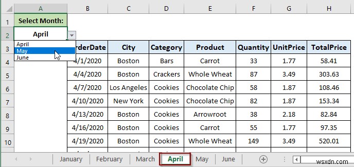 วิธีการสร้างรายการแบบหล่นลงไฮเปอร์ลิงก์ไปยังชีตอื่นใน Excel