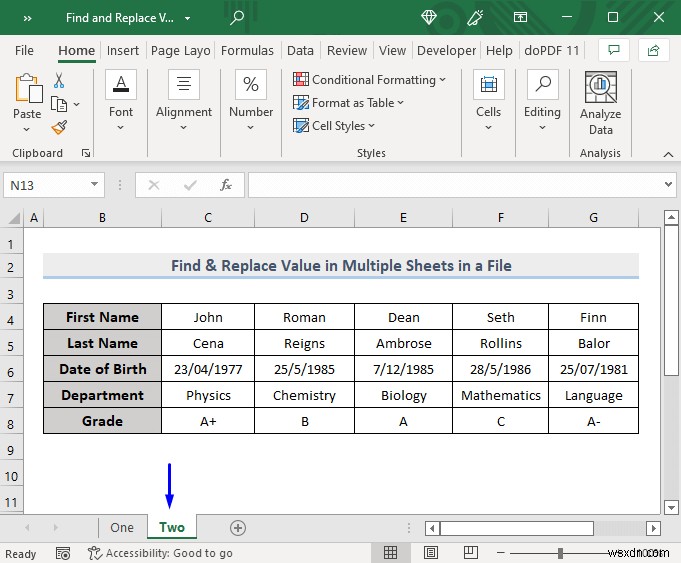 วิธีค้นหาและแทนที่ค่าในไฟล์ Excel หลายไฟล์ (3 วิธี)