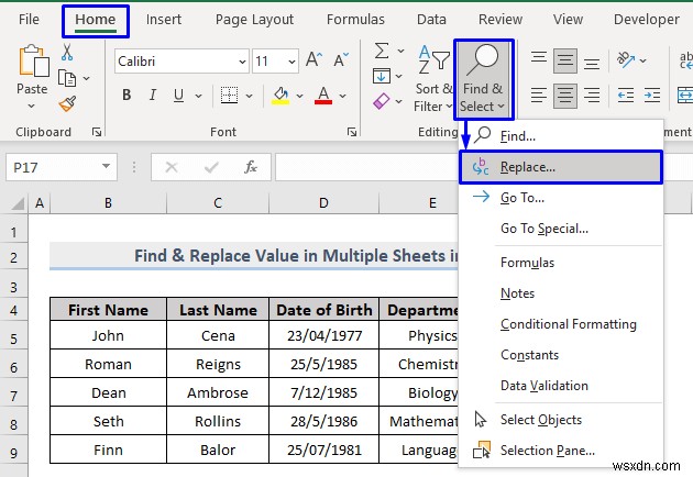 วิธีค้นหาและแทนที่ค่าในไฟล์ Excel หลายไฟล์ (3 วิธี)