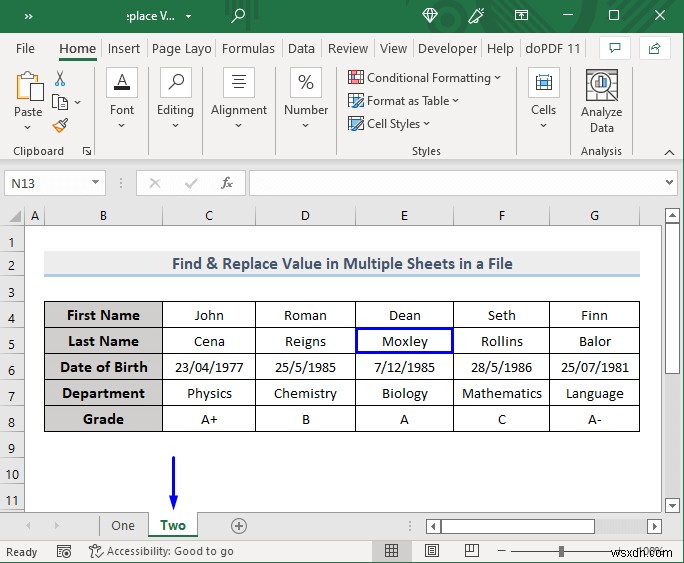วิธีค้นหาและแทนที่ค่าในไฟล์ Excel หลายไฟล์ (3 วิธี)