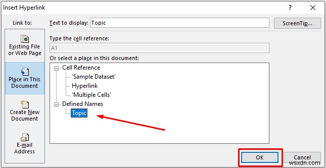 วิธีการไฮเปอร์ลิงก์หลายเซลล์ใน Excel (3 วิธี)