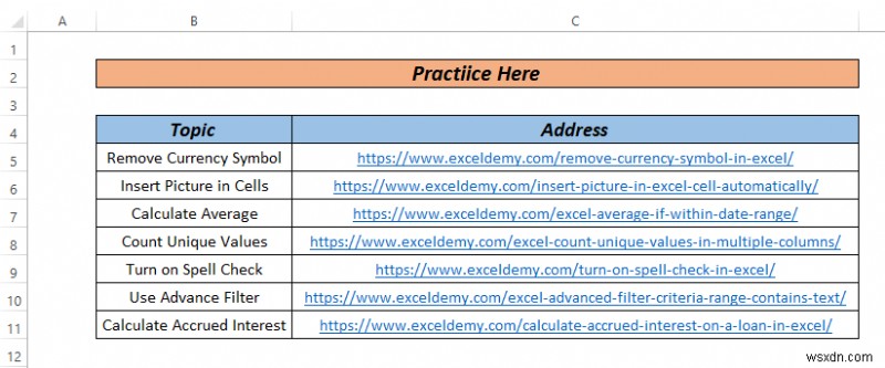 วิธีการไฮเปอร์ลิงก์หลายเซลล์ใน Excel (3 วิธี)