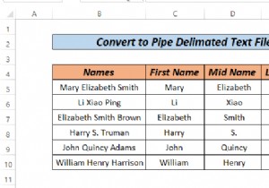 วิธีการแปลง Excel เป็นไฟล์ข้อความด้วยตัวคั่นไพพ์ (2 วิธี)