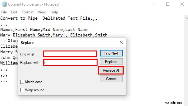 วิธีการแปลง Excel เป็นไฟล์ข้อความด้วยตัวคั่นไพพ์ (2 วิธี)