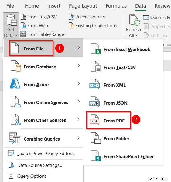 วิธีแปลง PDF เป็นตารางใน Excel (3 วิธี) 