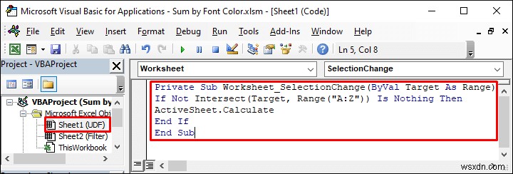 รวมตามสีแบบอักษรใน Excel (2 วิธีที่มีประสิทธิภาพ) 