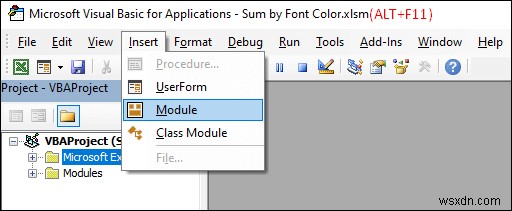 รวมตามสีแบบอักษรใน Excel (2 วิธีที่มีประสิทธิภาพ) 