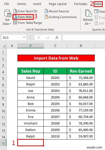 วิธีการนำเข้าข้อมูลไปยัง Excel จากเว็บ (พร้อมขั้นตอนด่วน)