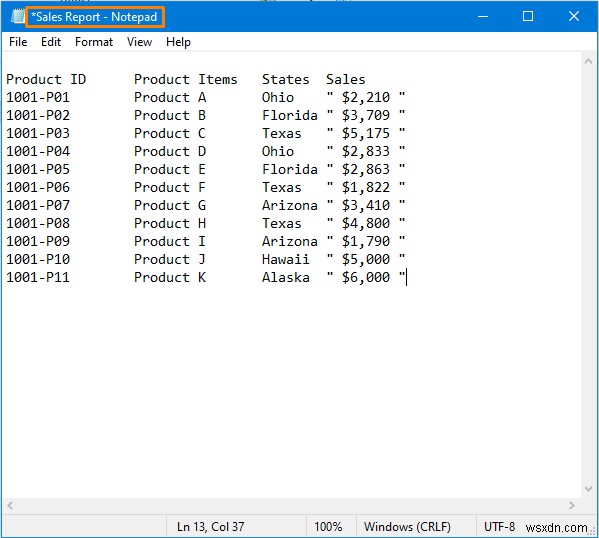 วิธีการแปลง Notepad เป็น Excel ด้วยคอลัมน์ (5 วิธี)