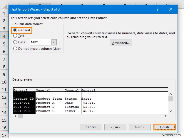 วิธีการแปลง Notepad เป็น Excel ด้วยคอลัมน์ (5 วิธี)