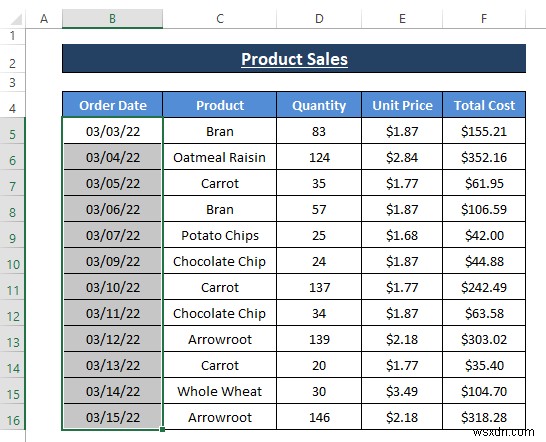 วิธีจัดเรียงแถวตามวันที่ใน Excel (8 วิธี)