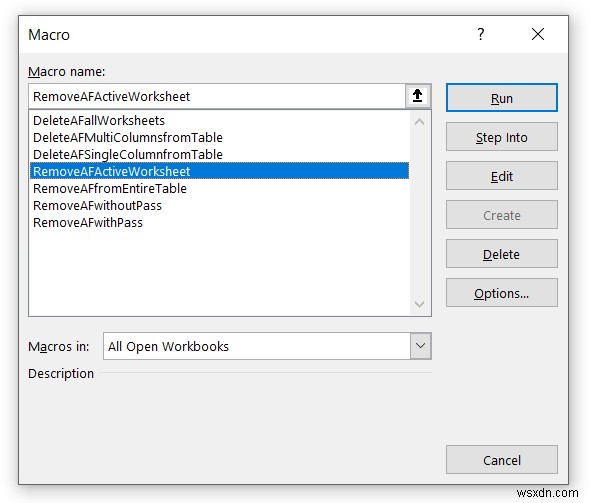 Excel VBA:ลบตัวกรองอัตโนมัติหากมีอยู่ (7 ตัวอย่าง)