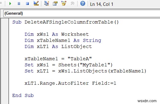 Excel VBA:ลบตัวกรองอัตโนมัติหากมีอยู่ (7 ตัวอย่าง)