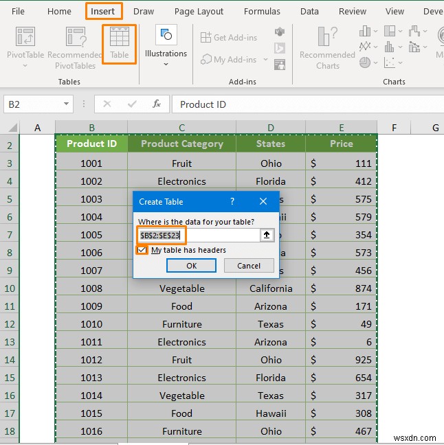 วิธีการรวมไฟล์ Excel ลงในเอกสาร Word