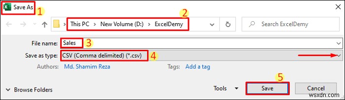 บันทึก Excel เป็น CSV ด้วยเครื่องหมายอัญประกาศคู่ (3 วิธีที่ง่ายที่สุด)