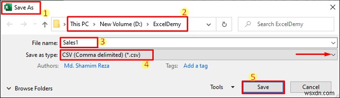 บันทึก Excel เป็น CSV ด้วยเครื่องหมายอัญประกาศคู่ (3 วิธีที่ง่ายที่สุด)