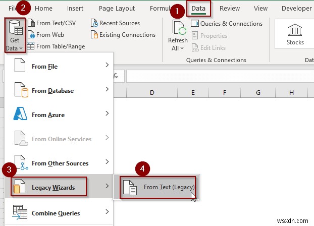 วิธีการนำเข้าไฟล์ข้อความที่มีตัวคั่นหลายตัวใน Excel (3 วิธี)