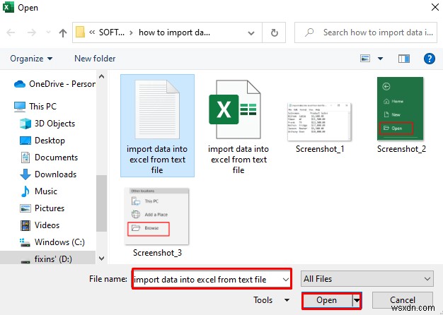 วิธีการนำเข้าข้อมูลจากไฟล์ข้อความลงใน Excel (3 วิธี)