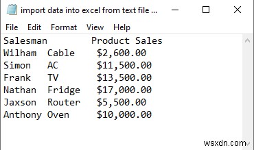 วิธีการนำเข้าข้อมูลจากไฟล์ข้อความลงใน Excel (3 วิธี)