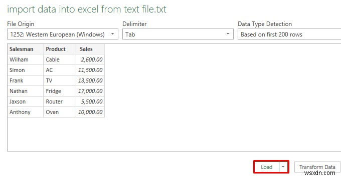 วิธีการนำเข้าข้อมูลจากไฟล์ข้อความลงใน Excel (3 วิธี)