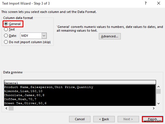 วิธีการเปิดไฟล์ CSV ที่มีคอลัมน์ใน Excel (3 วิธีง่ายๆ)