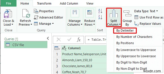 วิธีการเปิดไฟล์ CSV ที่มีคอลัมน์ใน Excel (3 วิธีง่ายๆ)