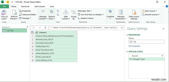 วิธีการเปิดไฟล์ CSV ที่มีคอลัมน์ใน Excel (3 วิธีง่ายๆ)