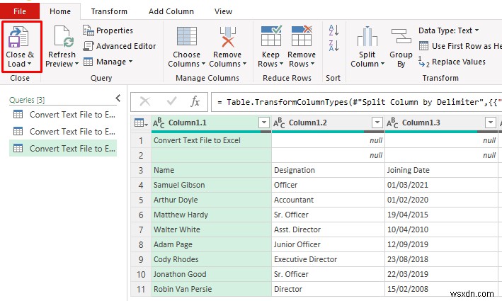 วิธีการแปลงไฟล์ข้อความเป็น Excel โดยอัตโนมัติ (3 วิธีที่เหมาะสม)