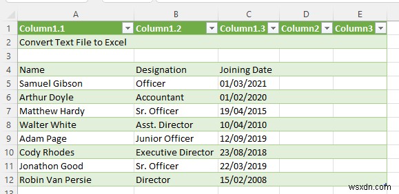 วิธีการแปลงไฟล์ข้อความเป็น Excel โดยอัตโนมัติ (3 วิธีที่เหมาะสม)