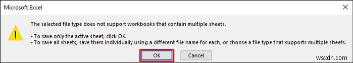 แปลง Excel เป็นไฟล์ CSV ที่คั่นด้วยจุลภาค (2 วิธีง่ายๆ)