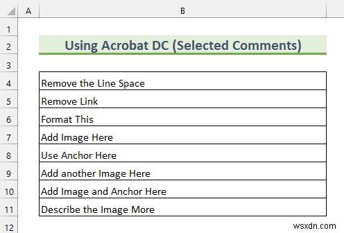 วิธีการส่งออกความคิดเห็น PDF ไปยังสเปรดชีต Excel (3 เคล็ดลับง่ายๆ)