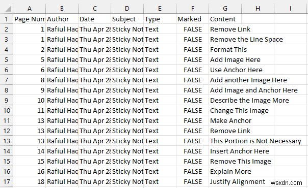 วิธีการส่งออกความคิดเห็น PDF ไปยังสเปรดชีต Excel (3 เคล็ดลับง่ายๆ)