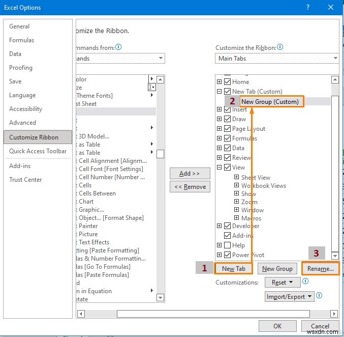 วิธีสร้างฐานข้อมูลด้วยฟอร์มใน Excel