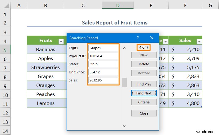 วิธีสร้างฐานข้อมูลด้วยฟอร์มใน Excel