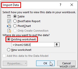 วิธีการนำเข้า CSV ลงในชีตที่มีอยู่ใน Excel (5 วิธี)
