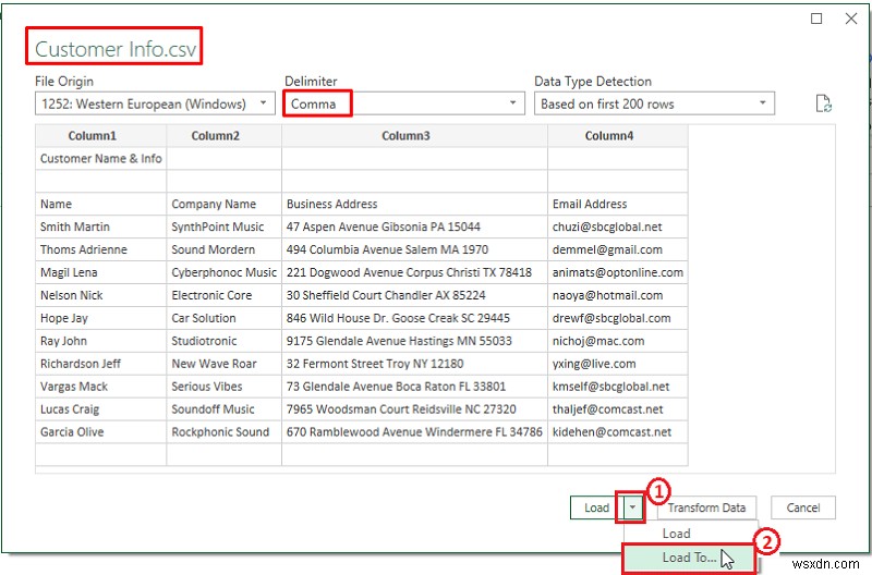 วิธีการนำเข้า CSV ลงในชีตที่มีอยู่ใน Excel (5 วิธี)