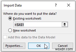 วิธีการนำเข้า CSV ลงในชีตที่มีอยู่ใน Excel (5 วิธี)