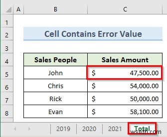 การอ้างอิง 3 มิติไม่ทำงานใน Excel (3 เหตุผลและวิธีแก้ไข)