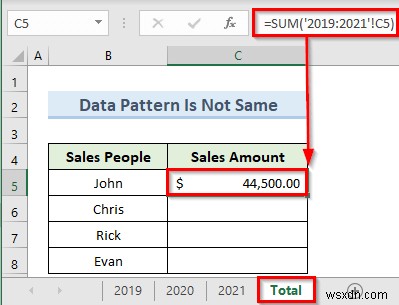 การอ้างอิง 3 มิติไม่ทำงานใน Excel (3 เหตุผลและวิธีแก้ไข)