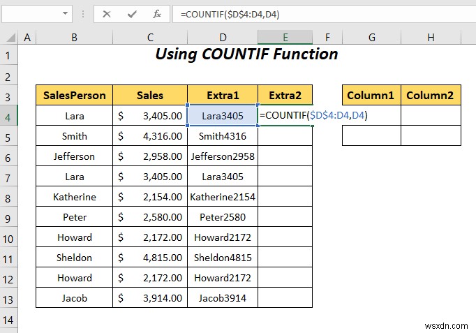 วิธีย้ายแถวที่ซ้ำกันเป็นคอลัมน์ใน Excel (4 วิธี)