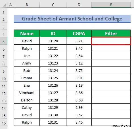 วิธีสร้างฐานข้อมูลที่ค้นหาได้ใน Excel (2 เคล็ดลับง่ายๆ)