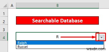 วิธีสร้างฐานข้อมูลที่ค้นหาได้ใน Excel (2 เคล็ดลับง่ายๆ)