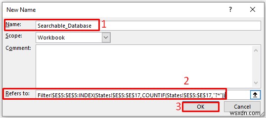 วิธีสร้างฐานข้อมูลที่ค้นหาได้ใน Excel (2 เคล็ดลับง่ายๆ)