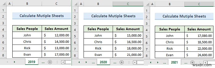 การอ้างอิง 3 มิติใน Excel คืออะไร (มี 2 การใช้งานที่เหมาะสม)