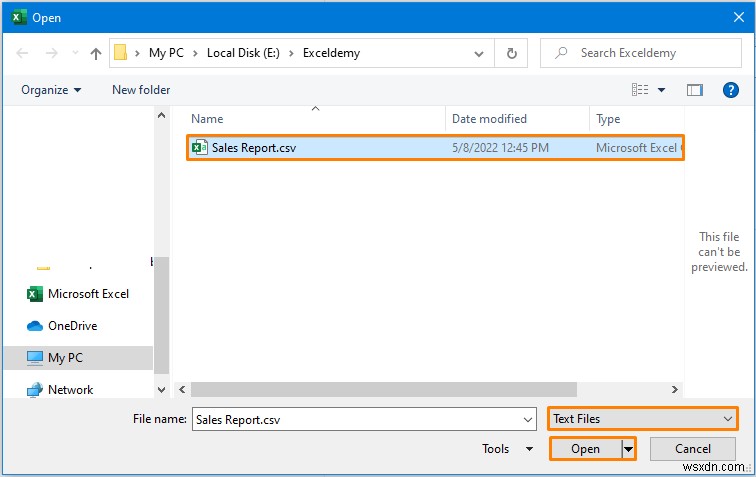 วิธีการอ่านไฟล์ CSV ใน Excel (4 วิธีที่เร็วที่สุด)