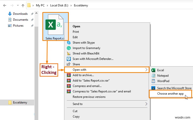 วิธีการอ่านไฟล์ CSV ใน Excel (4 วิธีที่เร็วที่สุด)