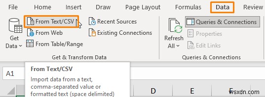 วิธีการอ่านไฟล์ CSV ใน Excel (4 วิธีที่เร็วที่สุด)