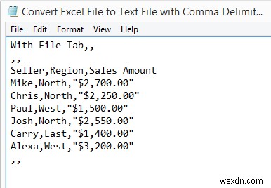 วิธีการแปลงไฟล์ Excel เป็นไฟล์ข้อความด้วยเครื่องหมายจุลภาค (3 วิธี)