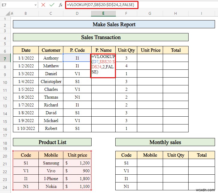 วิธีการจัดทำรายงานการขายใน Excel (ด้วยขั้นตอนง่ายๆ)